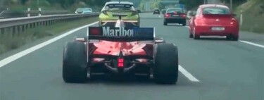 Un checo se ha pasado seis años troleando a la policía con un 'F1' de Schumacher por la carretera. Ahora le han pillado y hasta le ha salido barato