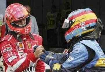 Schumacher vs Alonso: duelo de gigantes