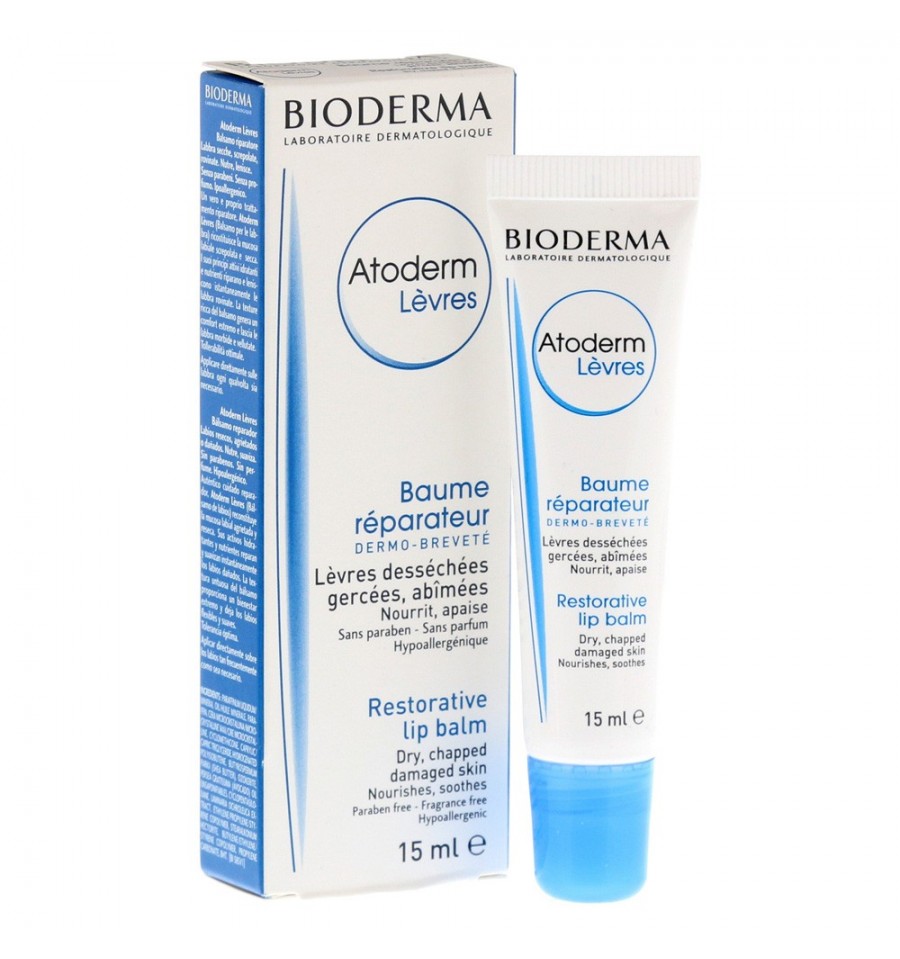 Bioderma Atoderm labios bálsamo reparador