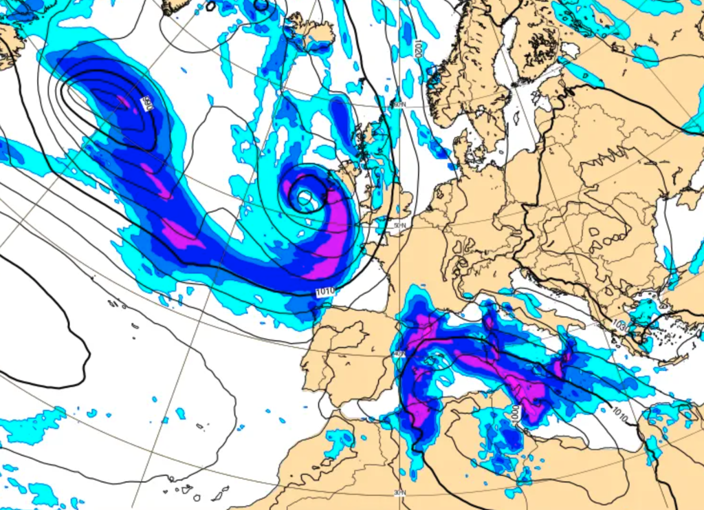 AEMET ha puesto fecha de caducidad a la Borrasca Harry: pero lo que viene desde Groenlandia está a punto de empezar