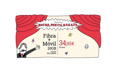 Tarifa Buena, Bonita y Barata de Lowi: fibra 100Mb + móvil con 20GB y llamadas sin límite por 34,95 euros/mes