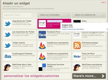 Añadir Widget al panel
