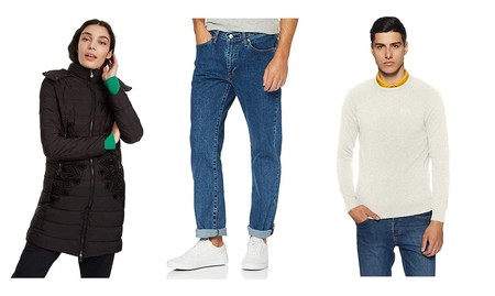 Chollos en tallas sueltas de pantalones, chaquetas y sudaderas de marcas como Levi's, Superdry, Desigual o Jack & Jones en Amazon
