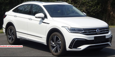 El Volkswagen Tiguan X deja al descubierto su silueta "coupé" en estas fotos espía