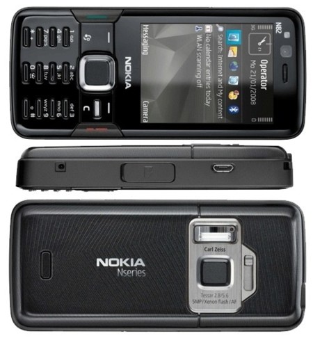 Nokia N82 en negro en Europa