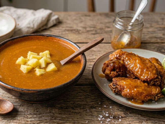 Cómo hacer una salsa piña-habanero para alitas o costillitas: con pocos ingredientes y en menos de 15 minutos