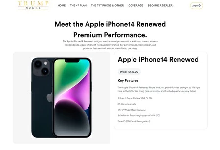 Iphone 14 Trump Mobile