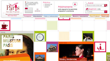 París renueva su imagen en la web