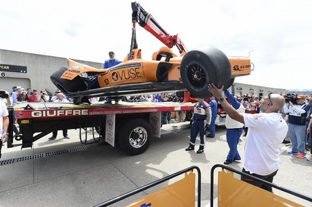 Alonso Accidente Indianapolis 2019