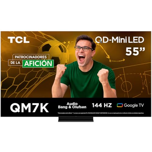 TCL GoogleTV de 55 pulgadas 4K y 144 Hz (Más promociones bancarias)