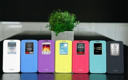 LG nos enseña antes de tiempo sus fundas con ventana para el LG G2