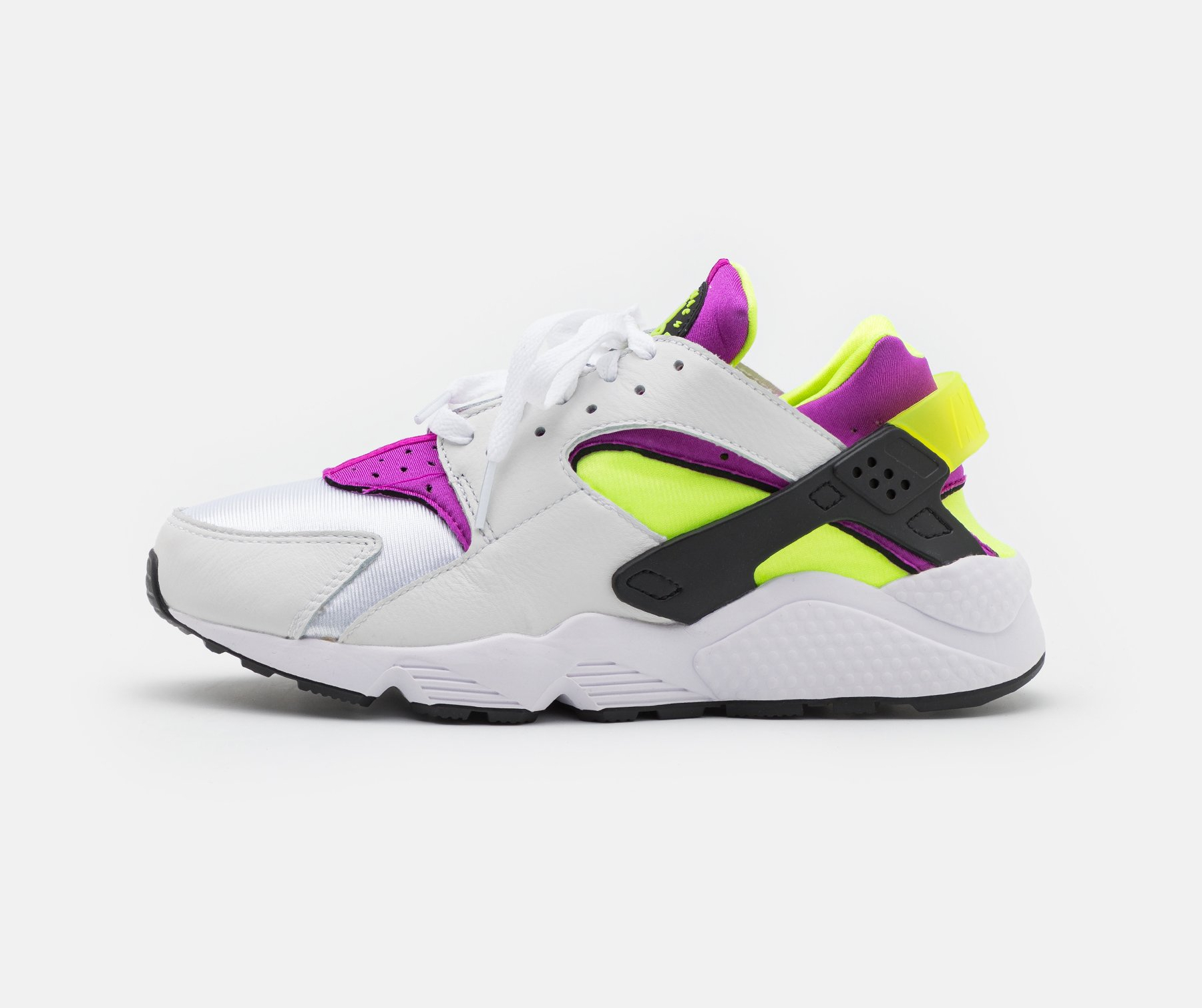 Zapatillas de deporte blancas, violetas y verdes Air Huarache de Nike