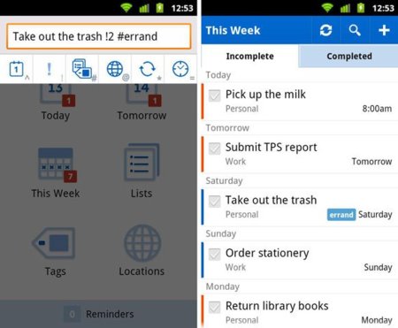 Remember The Milk para Android se renueva con una versión básica y gratuita