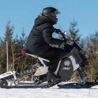 ¿Nevadas? No problem: Esta moto eléctrica es un pequeño transformer imparable, pero no es barata