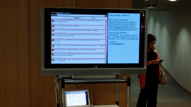 Cinco visualizaciones de Twitter para mostrar en eventos