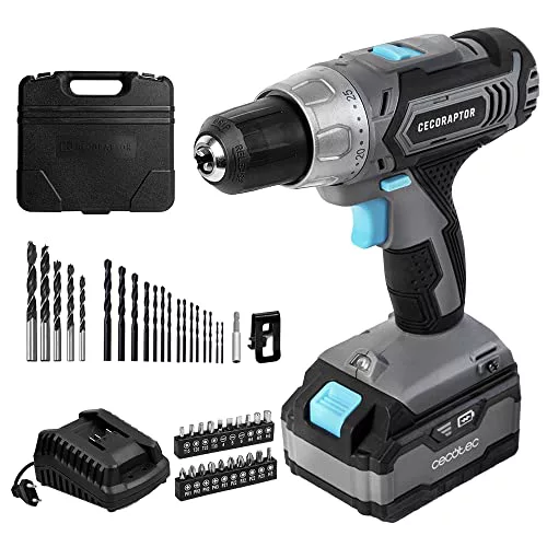 Cecotec Taladro Atornillador y Perforador de Batería CecoRaptor Perfect Drill 4020 Advance 