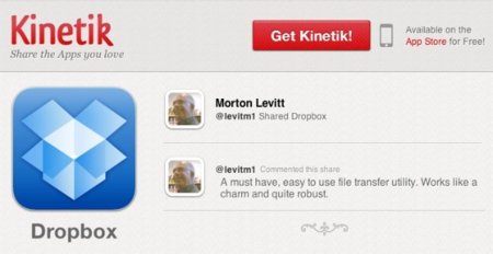 Kinetik toma como base las aplicaciones y convierte la App Store en una red social