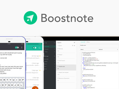 Boostnote es una app de notas gratuita, open source, multiplataforma y pensada para programadores