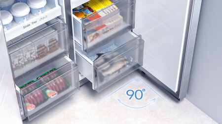 Mijia Refrigerator Cross Door 502l 90 Door Open