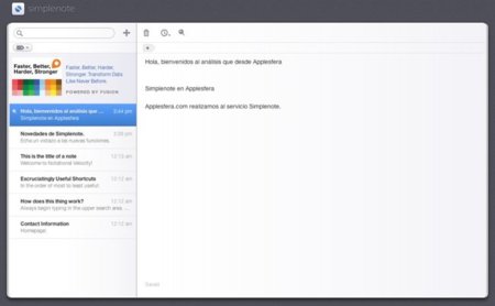 Simplenote, la forma sencilla de guardar tus anotaciones online