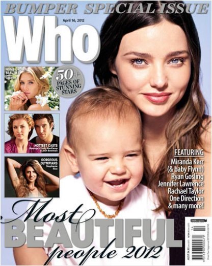 Miranda Kerr y Flynn: muero de monería
