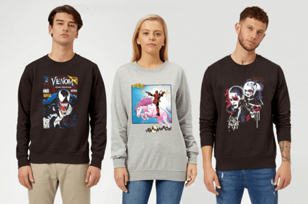 Camisetas, sudaderas o jerséis Marvel y DC Comics con un 20% de descuento utilizando este cupón