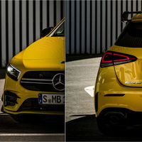 Así luce el nuevo Mercedes-AMG A 35 en sus primeras fotografías a modo de teaser