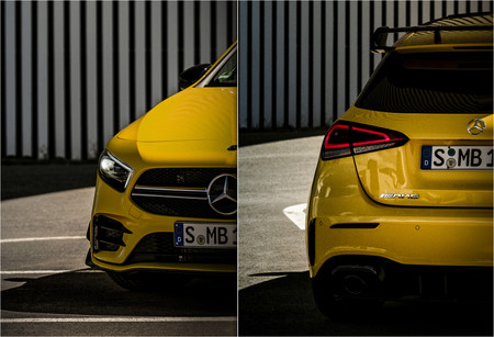 Así luce el nuevo Mercedes-AMG A 35 en sus primeras fotografías a modo de teaser
