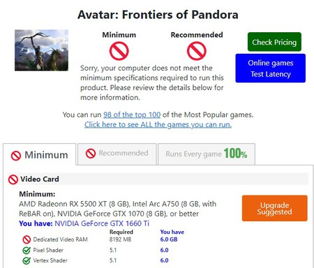 Can You Run It Avatar