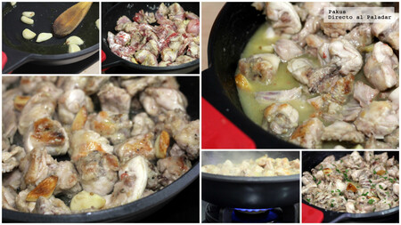 conejo al ajillo receta paso a paso