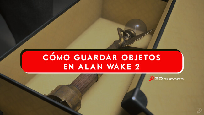 Alan Wake 2 Portada Caja De Zapatos