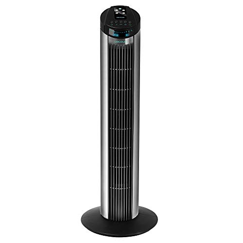 Cecotec Ventilador de Torre Digital con Temporizador y Mando a Distancia EnergySilence 890 Skyline