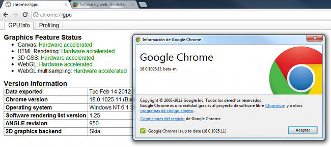 Chrome 18 Beta