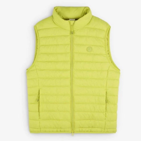 Scalpers Chaleco de abrigo de hombre regular fit de cuello subido