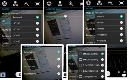 Ajustes básicos de la cámara