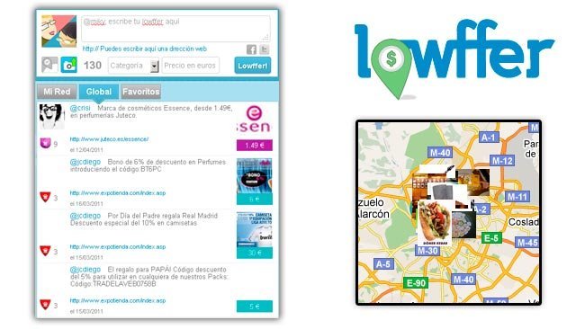 Lowffer es una red social de recomendaciones geolocalizada