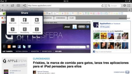 Terra, un navegador muy completo para el iPad que ahora mejora su integración con Twitter y Facebook