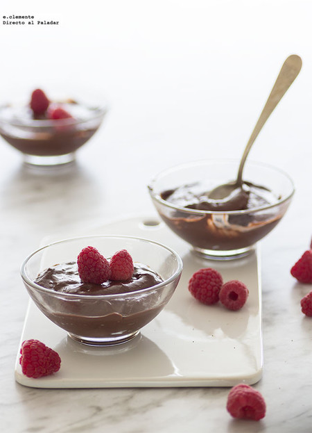 Pudding de chocolate negro. Receta