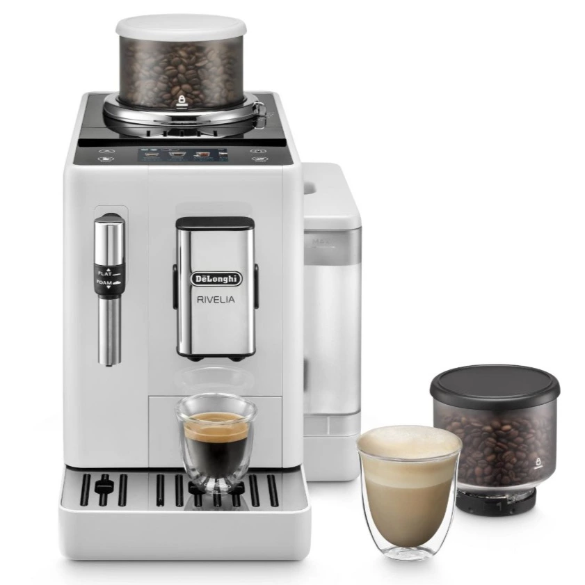 Cafetera Superautomática DeLonghi Rivelia EXAM440.35.W, 19 bares