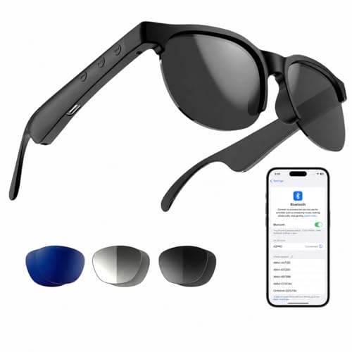 Lentes inteligentes con audífonos y Siri