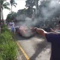 El Aventador que hizo que aquel aparcacoches acabara muy quemado de su trabajo [vídeo]