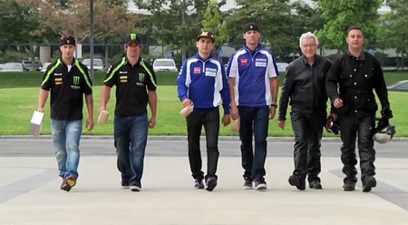 El equipo Yamaha vuelve al trabajo en USA