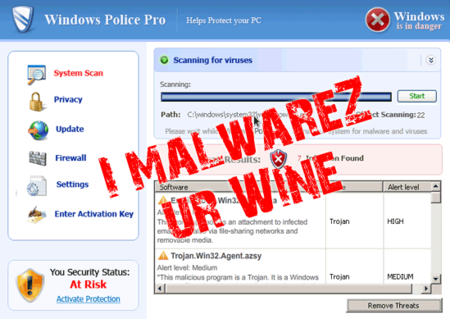 Wine ha mejorado tanto, que hasta se infecta de malware