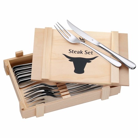 El set de seis cubiertos para carne de WMF 1280239990 está rebajado a 26,99 euros en Amazon