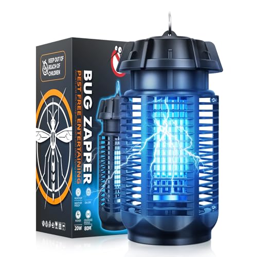 Lampara Antimosquitos, 20W UV Mata Mosquitos Eléctrico