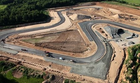 Obras del circuito Moscú Raceway