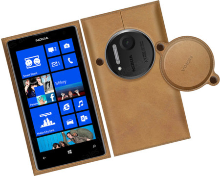 Carcasa inalámbrica y funda de cuero para el Nokia Lumia 1020