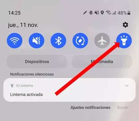 このアイコンを長押しします