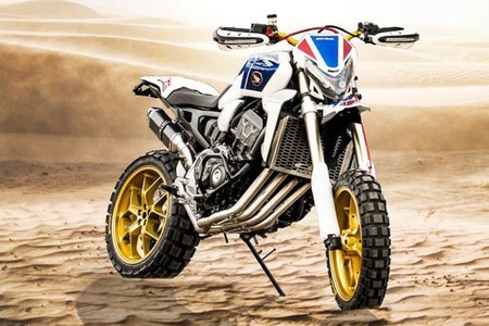 Esta moto es la loca visión suiza de cómo sería una Honda CRF1000L Africa Twin de 145 CV
