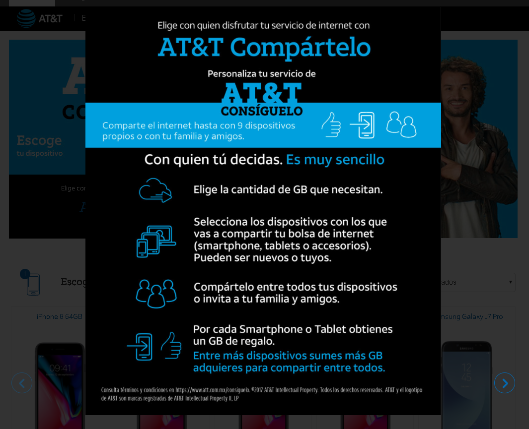 Los nuevos planes AT&T Consíguelo ofrecen hasta 80 GB de datos
